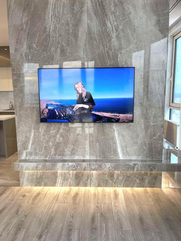 Vip Apartment 120M2 With Panoramic Windows, 22 Floor. Obolon Kiew Exterior foto